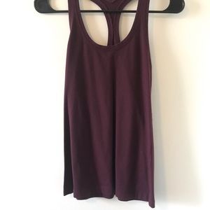 Lululemon Cool Racerback Maroon Tank
